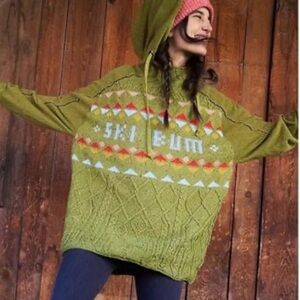 NWOT Free People Ski Bum Knit Sweater Size XS Z555